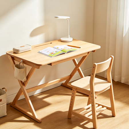 Foldable Kids Study Desk Portable Learning Table